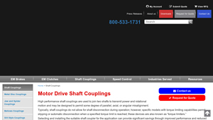 Miki Pulley - Motor Drive Shaft Couplings