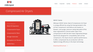 Mikropor America - Energy-Efficient Air Dryers