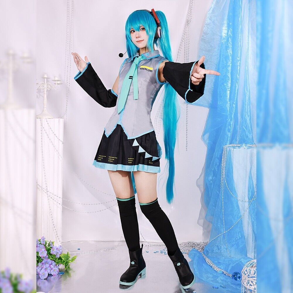 An application scenario or product detail of miku costume - Image 1