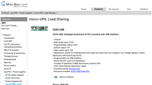 Mini-Box - DCDC-USB Micro-UPS