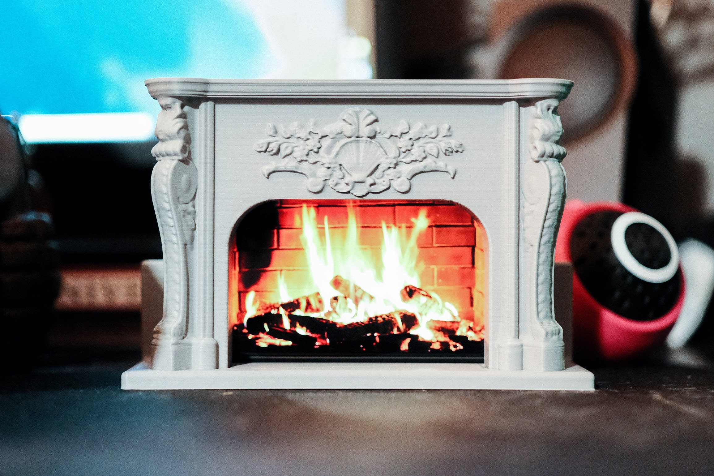 An application scenario or product detail of mini fireplace - Image 7