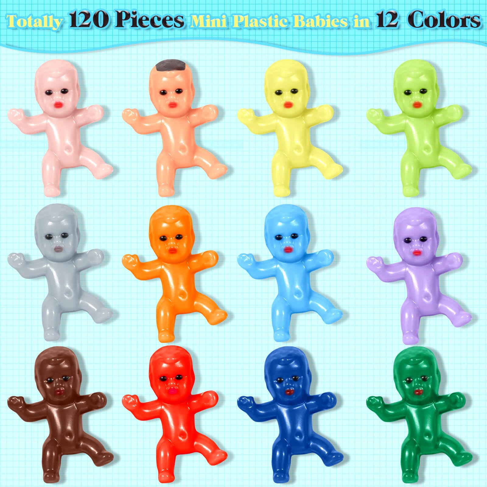 An application scenario or product detail of mini plastic babies - Image 2