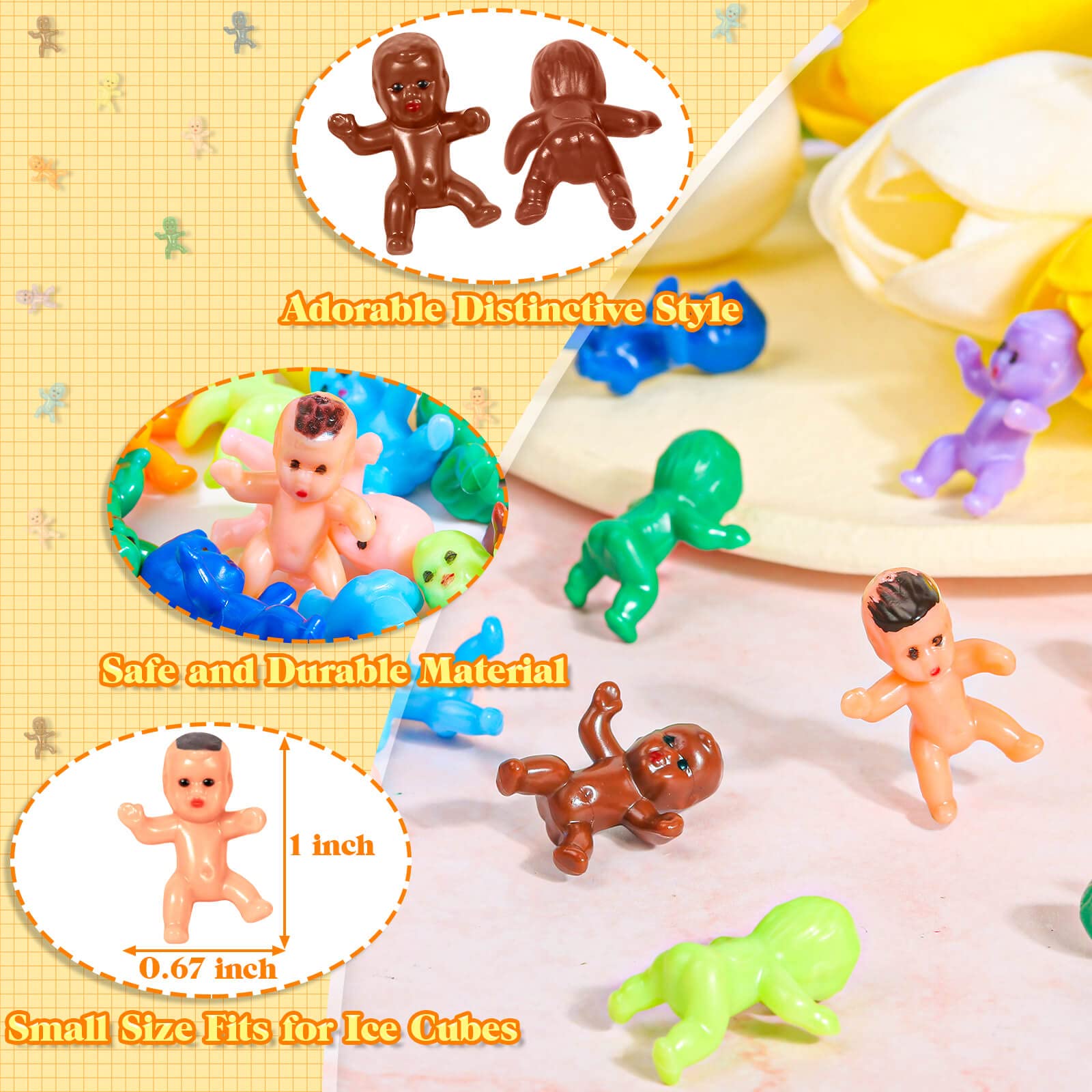 An application scenario or product detail of mini plastic babies - Image 6