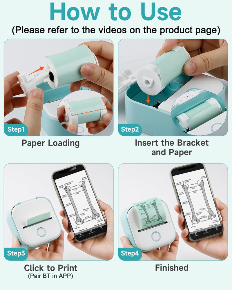 An application scenario or product detail of mini sticker printer - Image 5