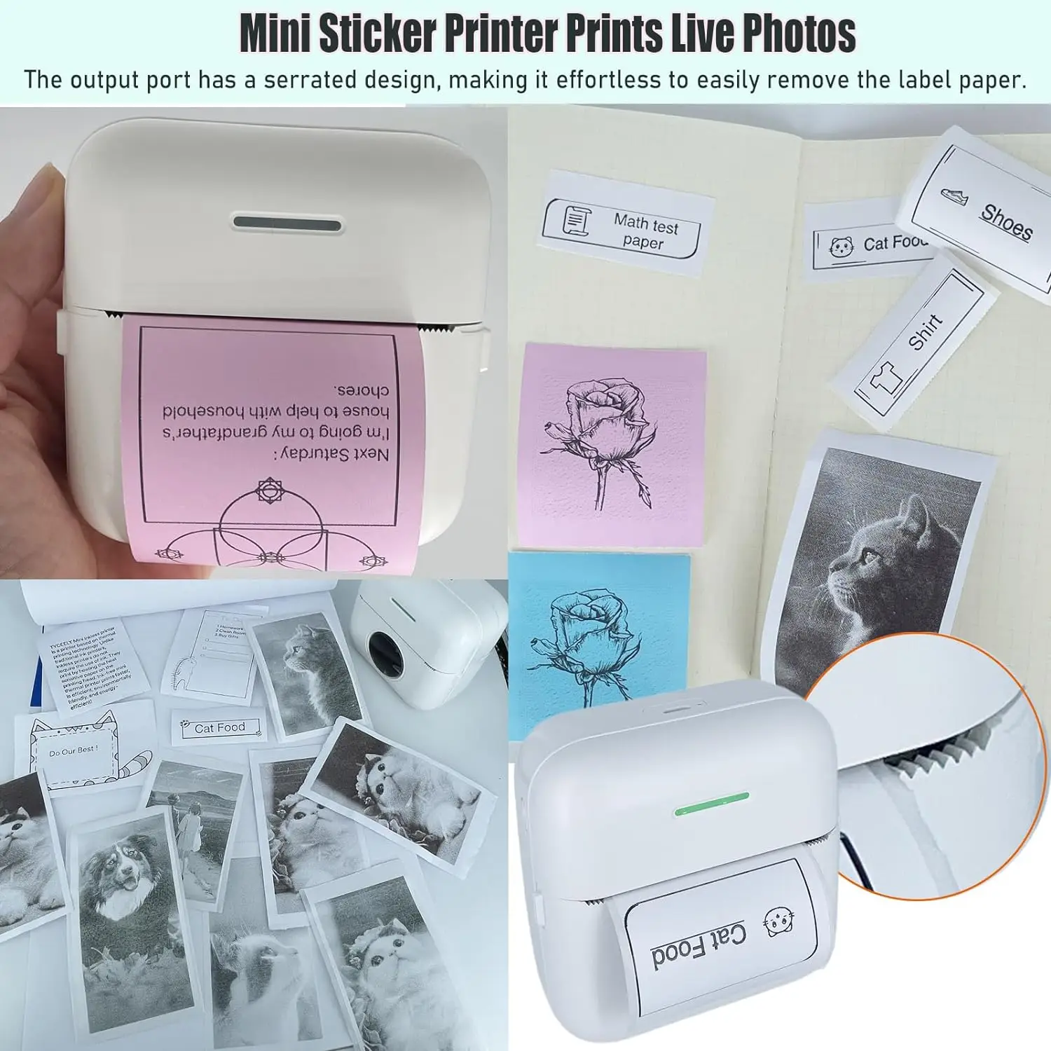 An application scenario or product detail of mini sticker printer - Image 12