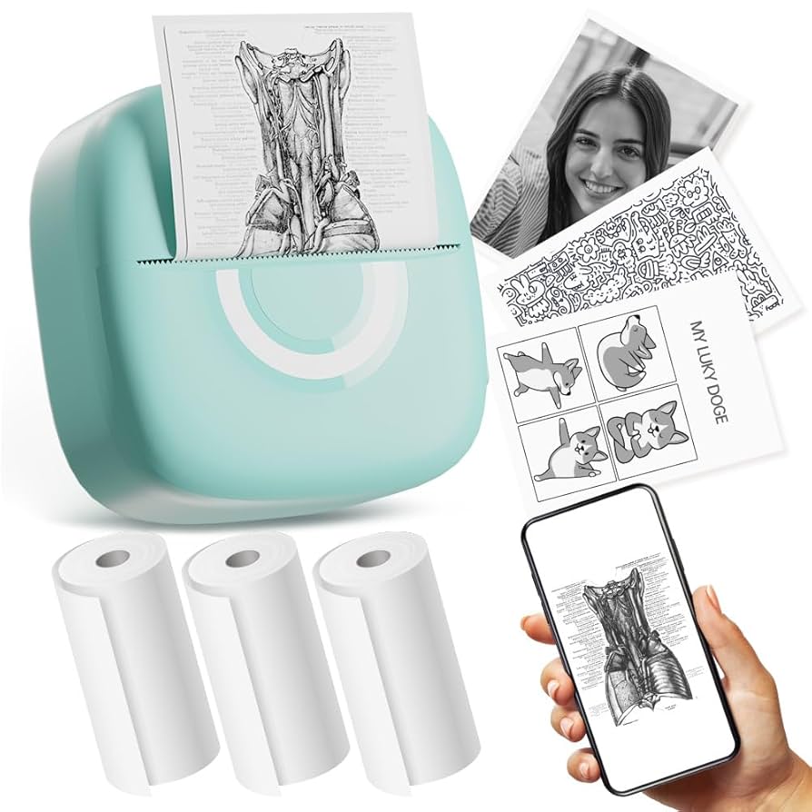 An application scenario or product detail of mini sticker printer - Image 14