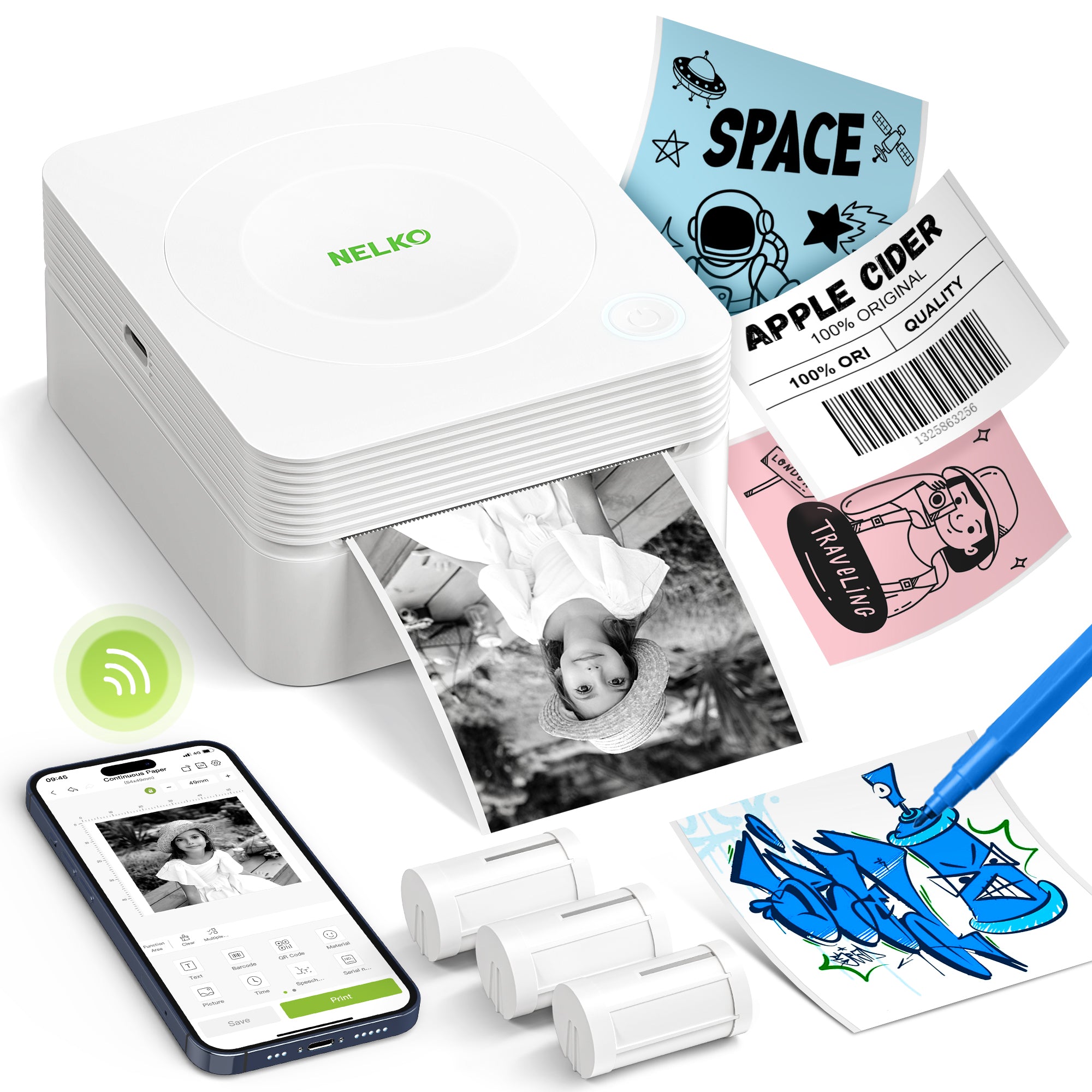 An application scenario or product detail of mini sticker printer - Image 18