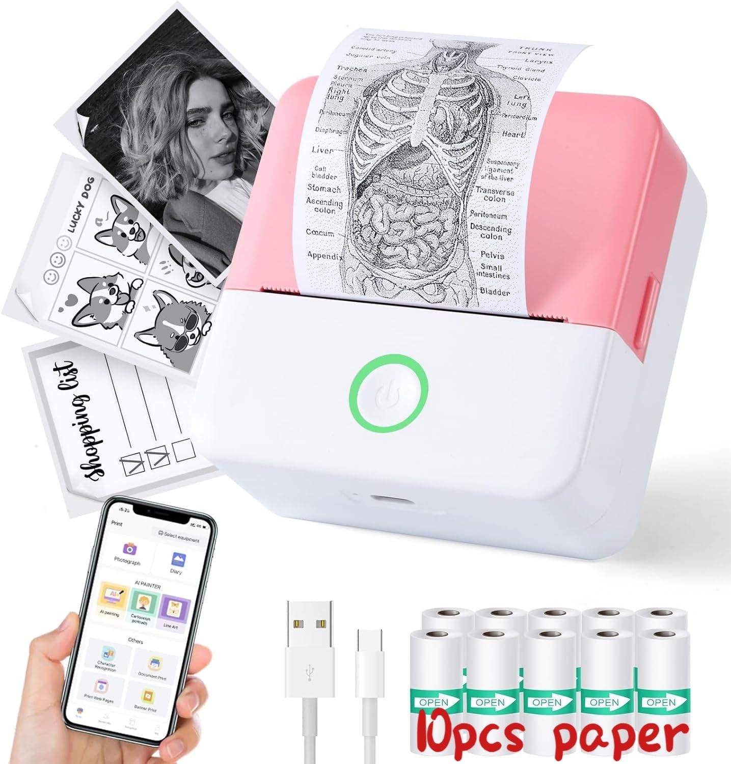 An application scenario or product detail of mini sticker printer - Image 20