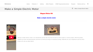 MiniScience - Simple Electric Motor Kit