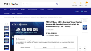 Minix PC - ATK LEV Edge 60 Co Branded Wired Mechanical Keyboard