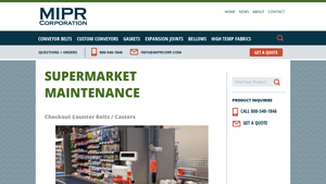MIPR Corp - Checkout Counter Conveyor Belts
