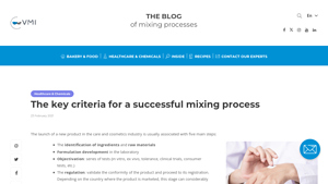 Mixing Experts - Key Success Criteria