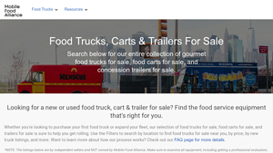 Mobile Food Alliance - Food Trucks, Carts & Trailers for Sale
