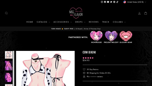 MOEFLAVOR - Kawaii Cow Bikini