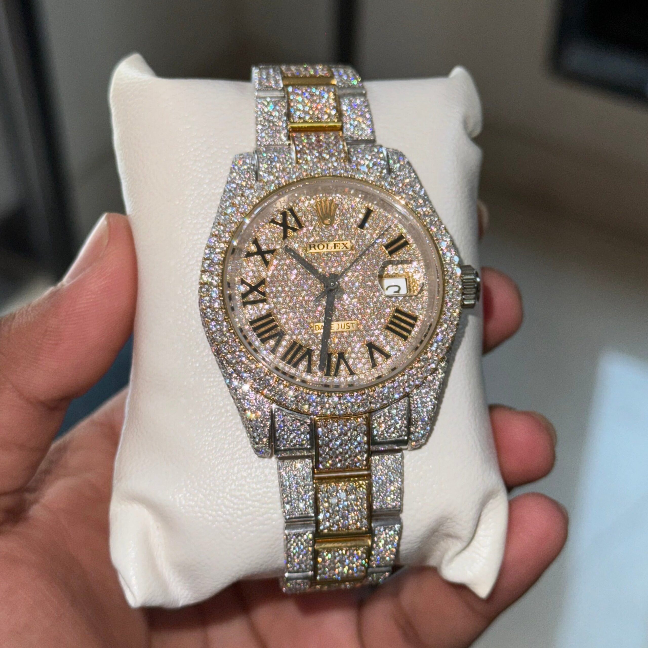 An application scenario or product detail of moissanite rolex - Image 5