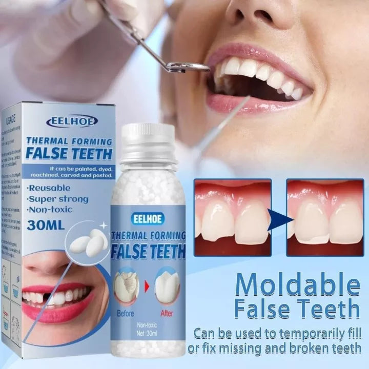 An application scenario or product detail of moldable false teeth - Image 4