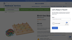 Montessori Services - 4 Pegs Challenge Set