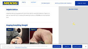 MOOG® - Pinch Bolt Style Ball Joint