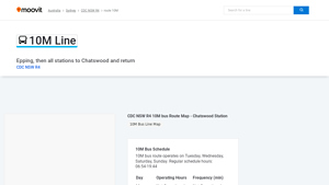 Moovit - Epping to Chatswood Bus Route