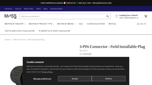 Mossled - High Current DC Connectors