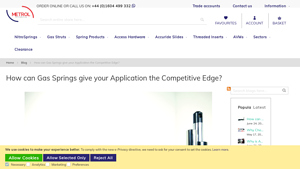 Metrol - High-Performance Gas Springs
