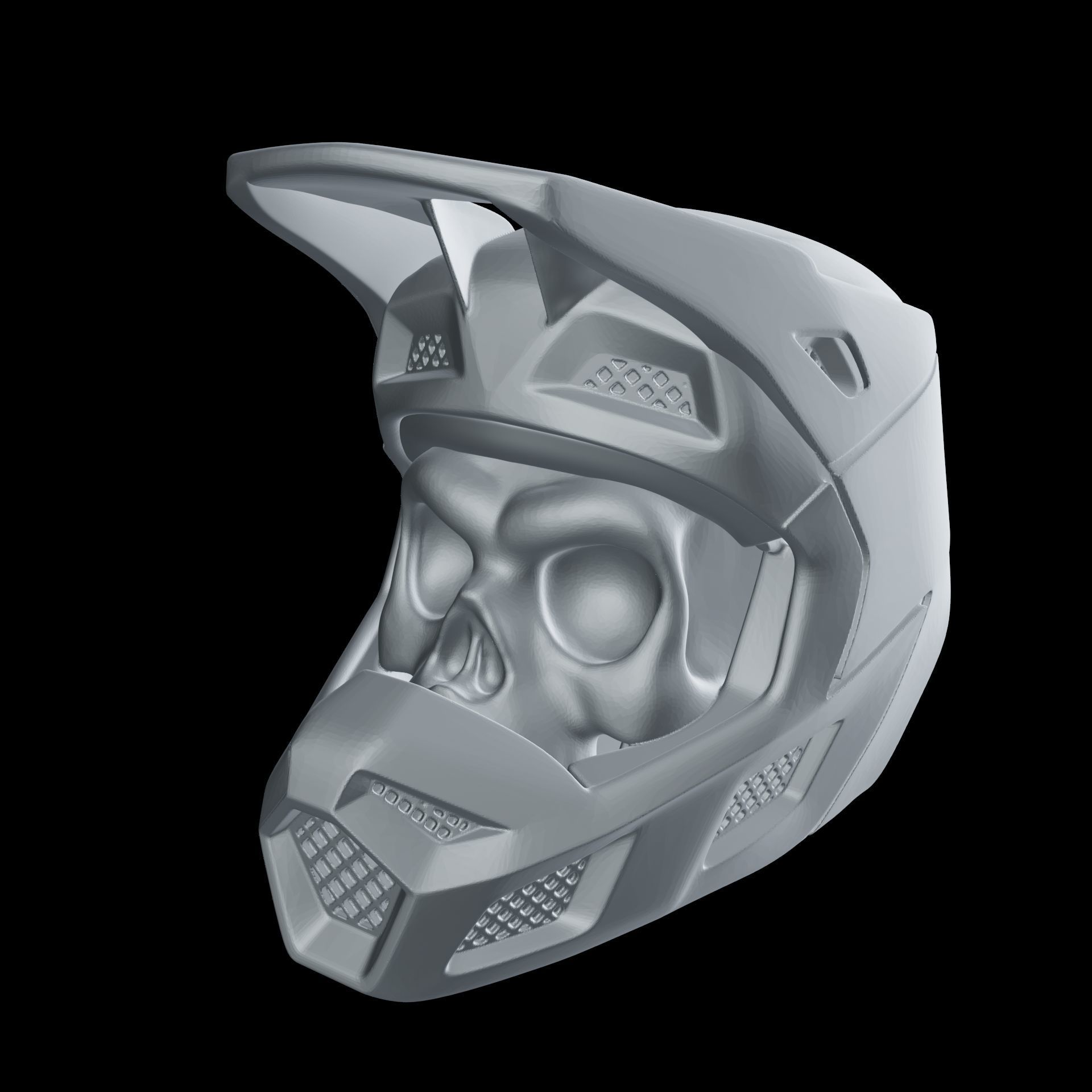 An application scenario or product detail of motocross helmet skull - Image 9