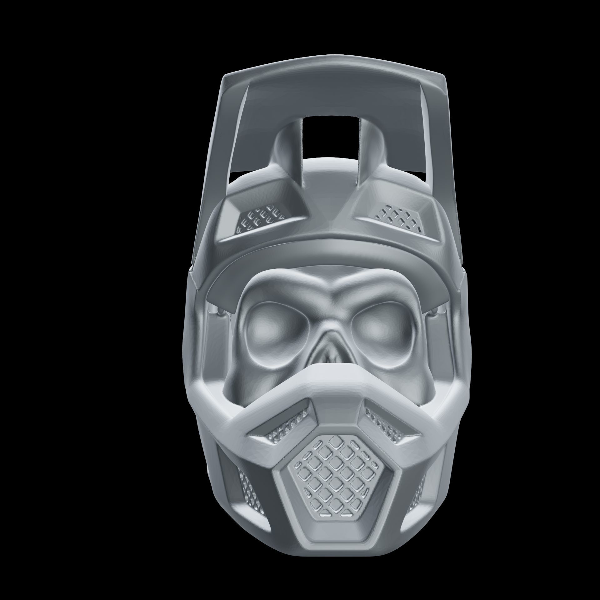 An application scenario or product detail of motocross helmet skull - Image 16
