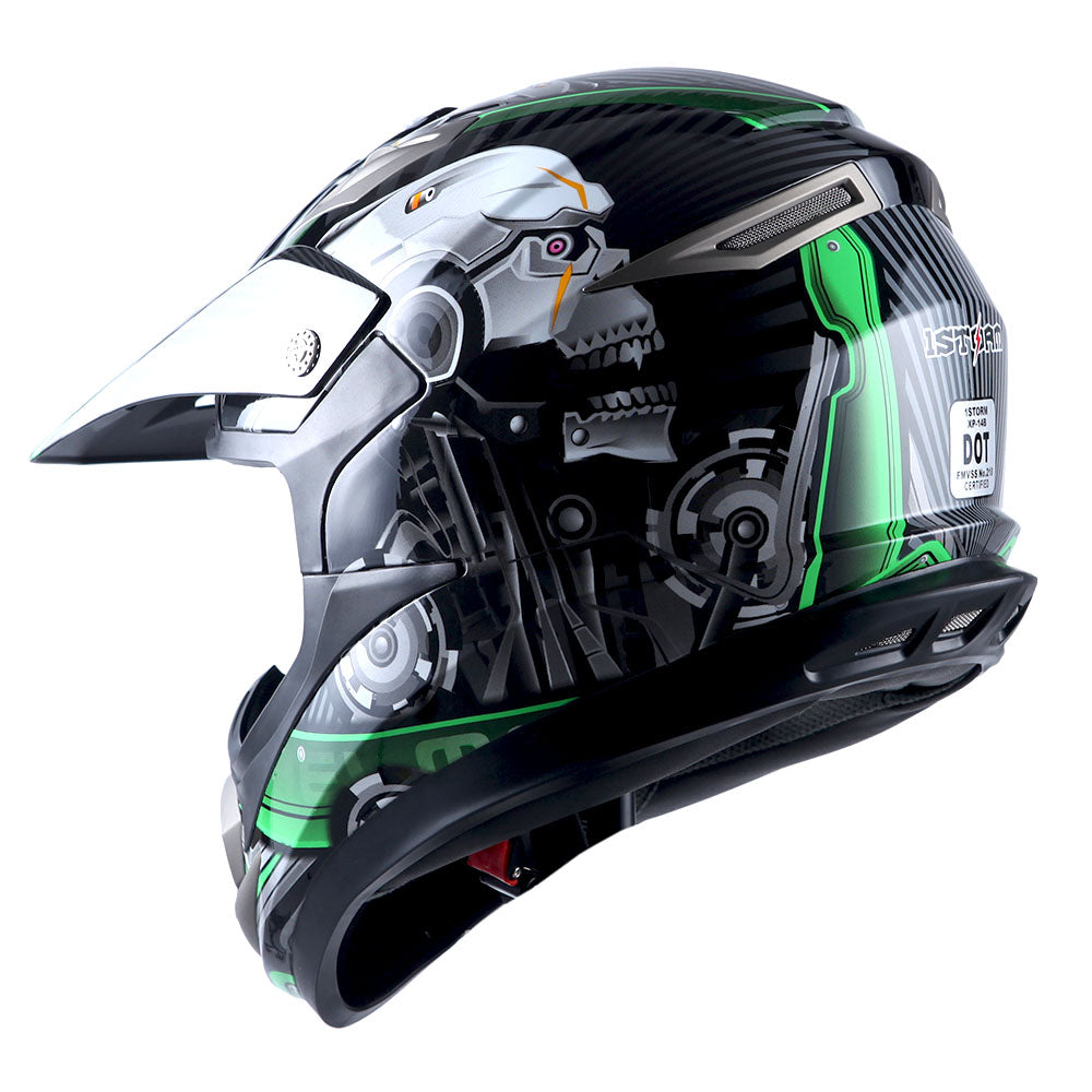 An application scenario or product detail of motocross helmet skull - Image 21