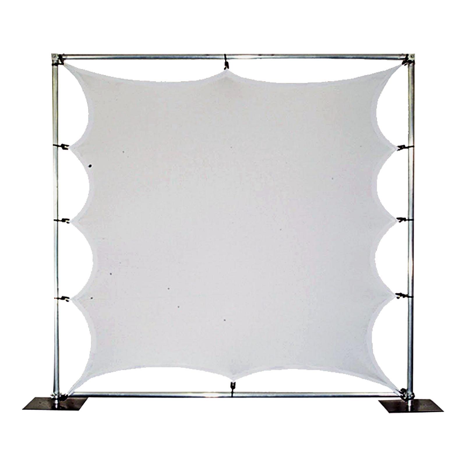 An application scenario or product detail of motorized dj projection screen on truss with projector - Image 7