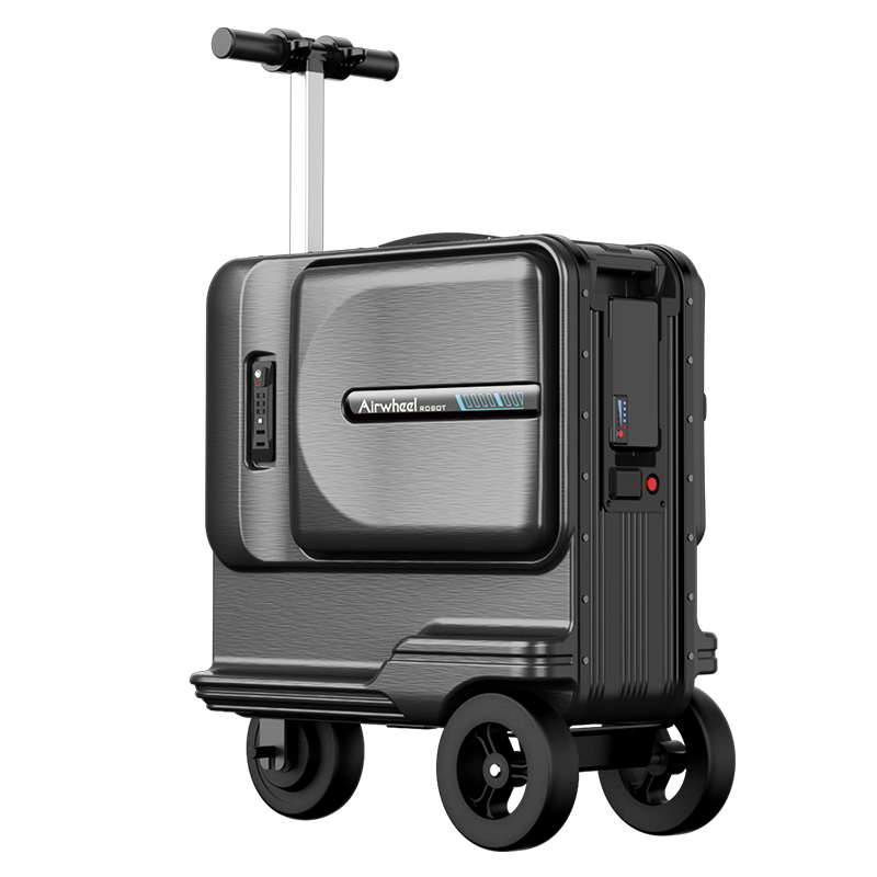 An application scenario or product detail of motorized luggage - Image 4