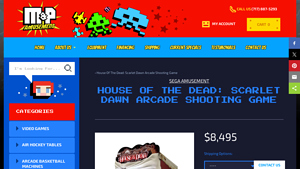 Sega Amusement - House Of The Dead Scarlet Dawn Arcade Shooting Game