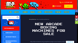 M&P Amusement - Punching Bag Arcade Games
