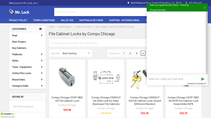 MrLock - Compx Chicago CEXP-19DC File Cabinet Lock