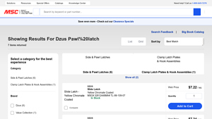 MSC Direct - Dzus Pawl Latch