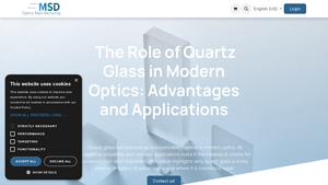 MSD Optics - Quartz Glass Solutions