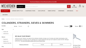 MTC Kitchen - Colanders & Strainers