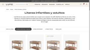 Muebles Lufe - Literas Infantiles y Adultos de Madera Ecológica