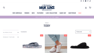 Muk Luks - Teddy Bear Fuzzy Slipper Collection