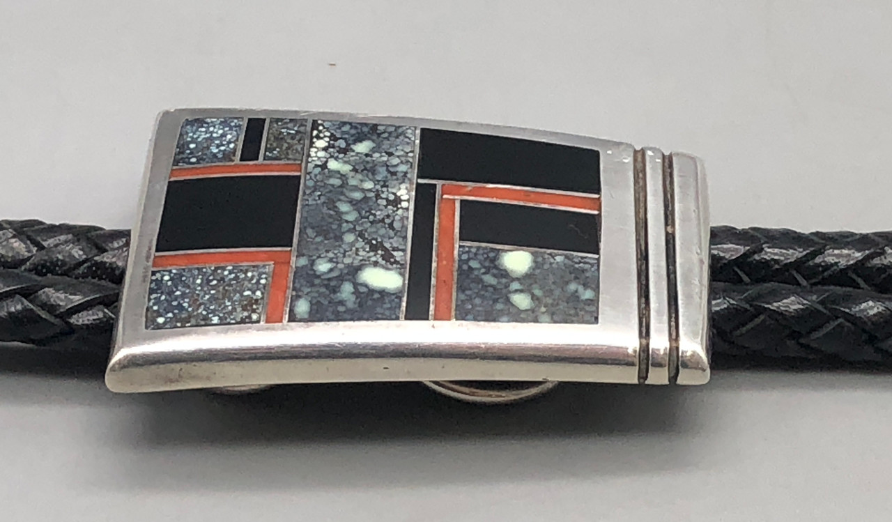 An application scenario or product detail of multi color bolo tie leather - Image 4