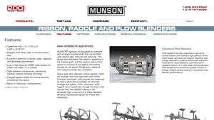 Munson Machinery - Blenders and Mixing Solutions