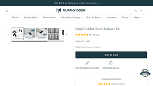 Murphy Door - Single Flush Mount Hardware