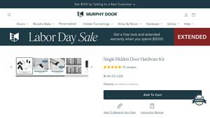 Murphy Door - Single Flush Mount Hardware