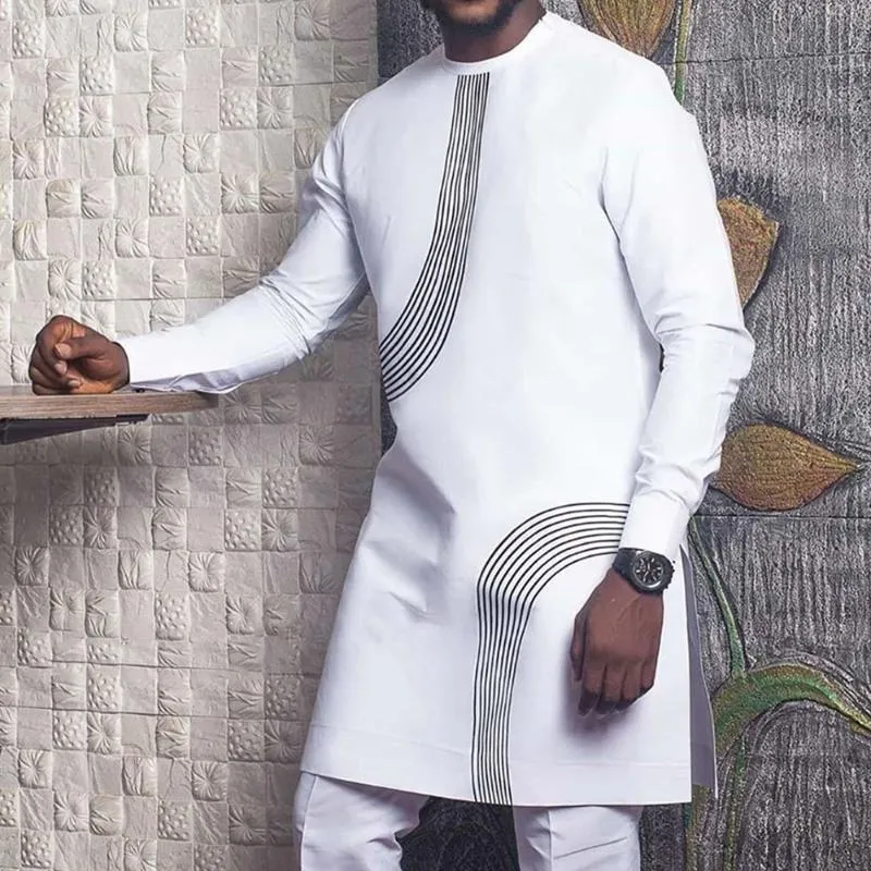 An application scenario or product detail of muslim style men's shirt - Image 19