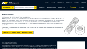 MW Components - API Fasteners