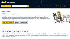 MW Components - Coil Springs & Custom Solutions