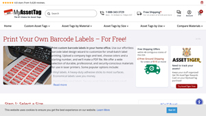 MyAssetTag - Customizable Barcode Labels