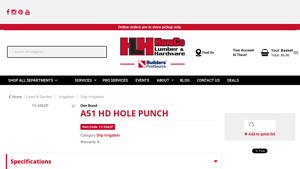 Own Brand - A51 HD Hole Punch