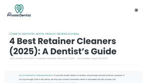 My Private Dentist - Best Value Retainer Brite Cleaning Kit