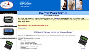 MySecretaryUSA - 2-Way Pager Service