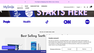 MySmile - Portable Water Flosser & Teeth Cleaner